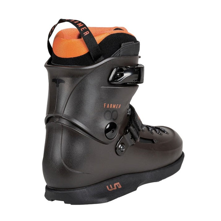 USD Sway Chris Farmer Pro Aggressive Inline Boots Brown - Lucky Skates