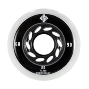 USD Team Inline Aggressive Wheel White 68mm 90A 20 year anniverary - Lucky Skates