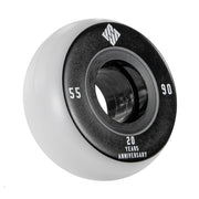 USD Team Inline Aggressive Wheels White 55mm 90A - 4 Pack - Lucky Skates