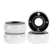 USD Team Inline Skate Wheels White 55mm 90a 4 Pack - Lucky Skates