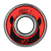 Wicked ABEC 7 Skate Bearing Red - 16 Pack - Lucky Skates 
