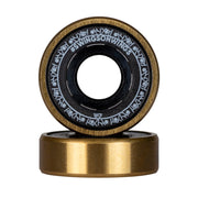 Wicked Bart Swings Ceramic Skate Bearings Black/Gold - 16 Pack - Lucky Skates