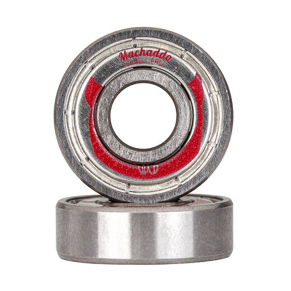 Wicked Nicoly Machaddo Skate Bearings Silver 8mm 608 - Lucky Skates