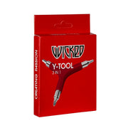 Wicked Y 3 In 1 Inline Hex Torx Skate Tool Red - Lucky Skates