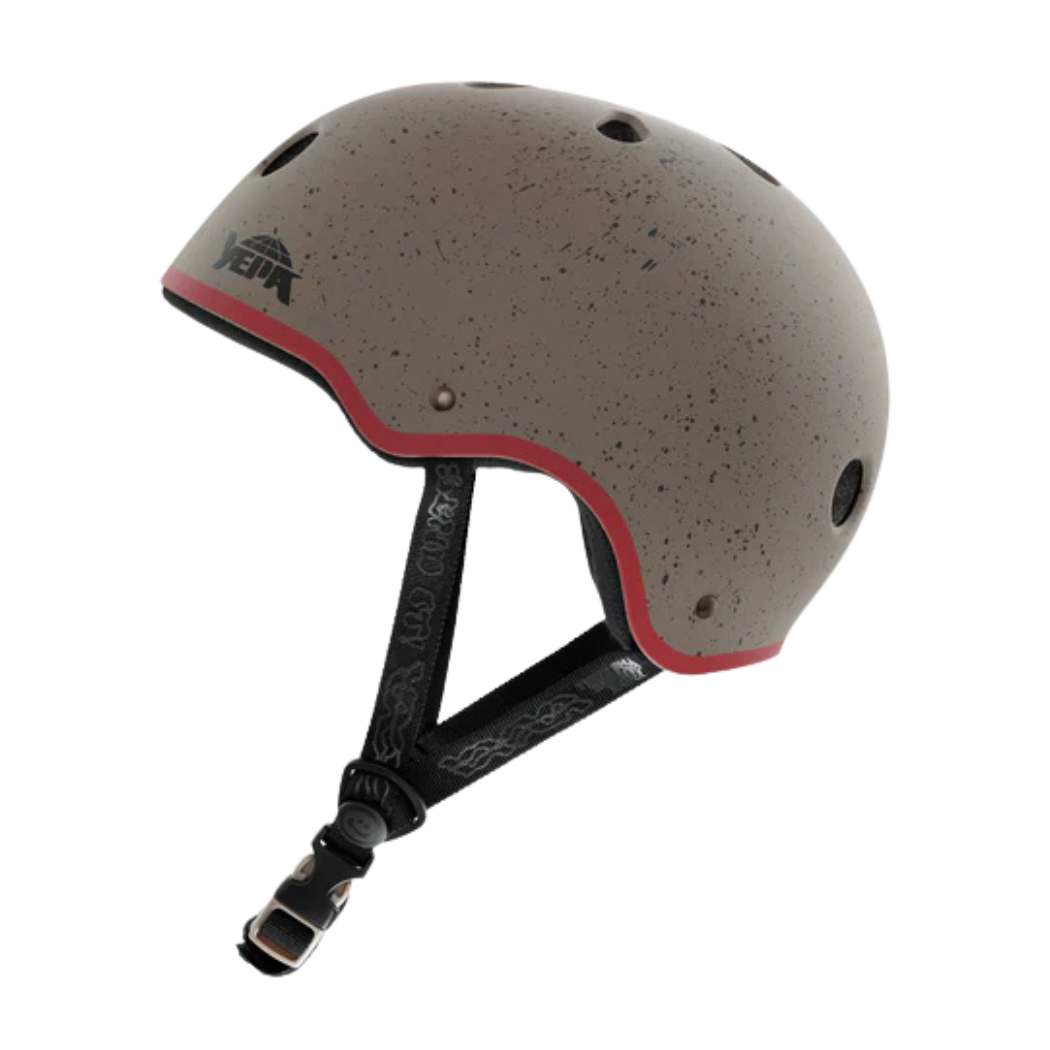 Yepa T-Shell Skate Certified Helmet Stone Speckled Brown - Lucky Skates 