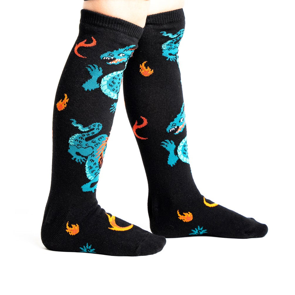 Sock It To Me You Are Fire Junior Knee High Socks - Lucky Skates
