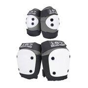 grey and black 187 killer padding set, knee pads elbow pads 