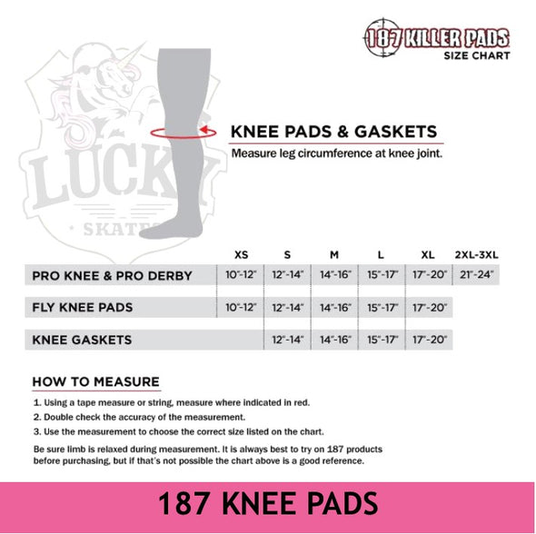 187 Pro Derby Knee Pads Red