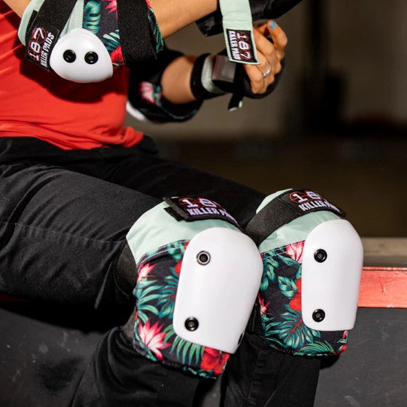 187 Killer Junior Pad Set Hibiscus - Lucky Skates