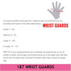 187 Grey Wrist Guards *Last Pair* Size XS
