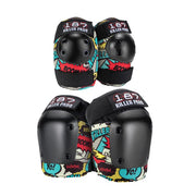 187 Killer Knee & Elbow Pad Combo Pack Comic - Lucky Skates