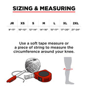 size chart for 187 pro knee pads