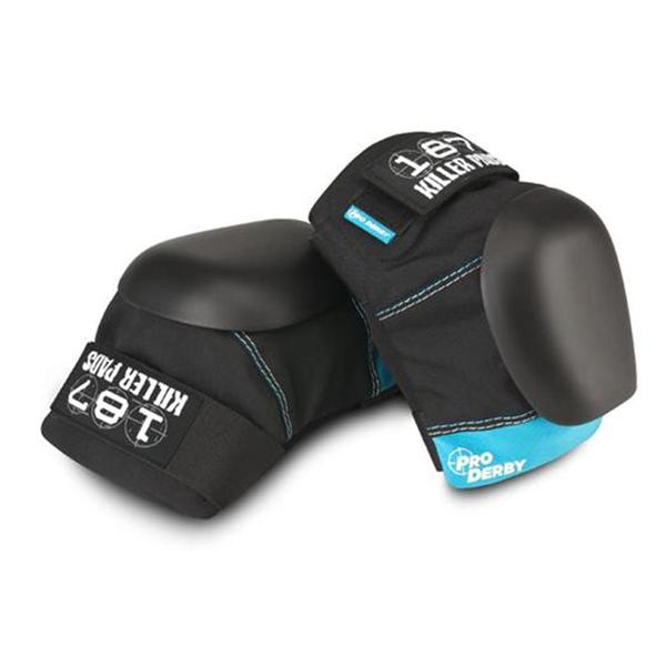 black blue 187 killer pad pro derby knee pad