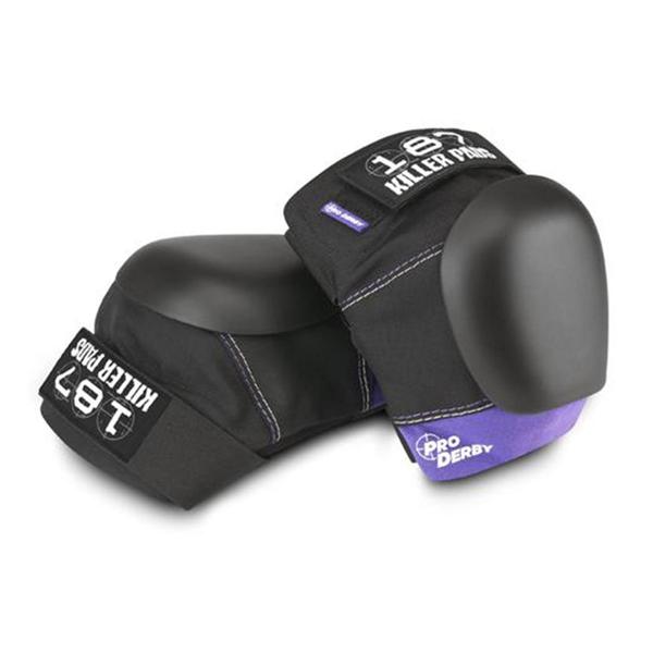 187 Killer Pro Derby Knee Pads Purple - Lucky Skates