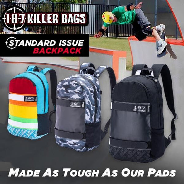 187 Black Skate Backpack