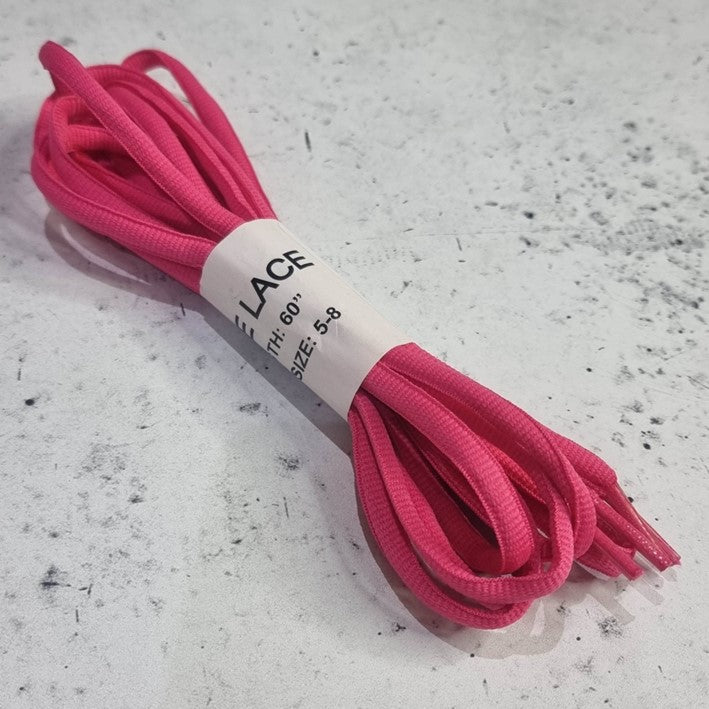 ROUND PINK SHOE LACES 