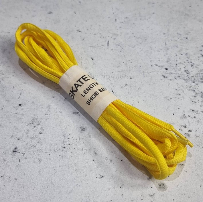 ROUND YELLOW SHOE LACES 