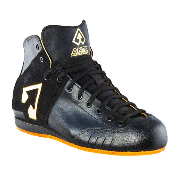 BLACK GOLD MID HIGH ROLLER SKATE BOOT 