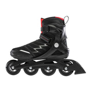 black red inline skates 