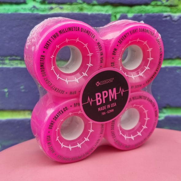 Bont BPM Pink Wheels 78A - 4 pack