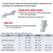 size chart for bont padding