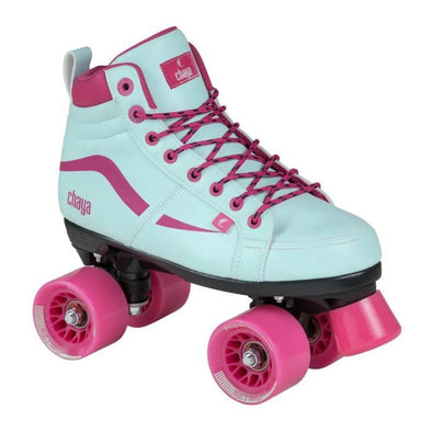 aqua pink sneaker roller skate pink outdoor wheels