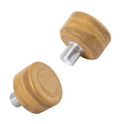 gold marble toe stops with short stem