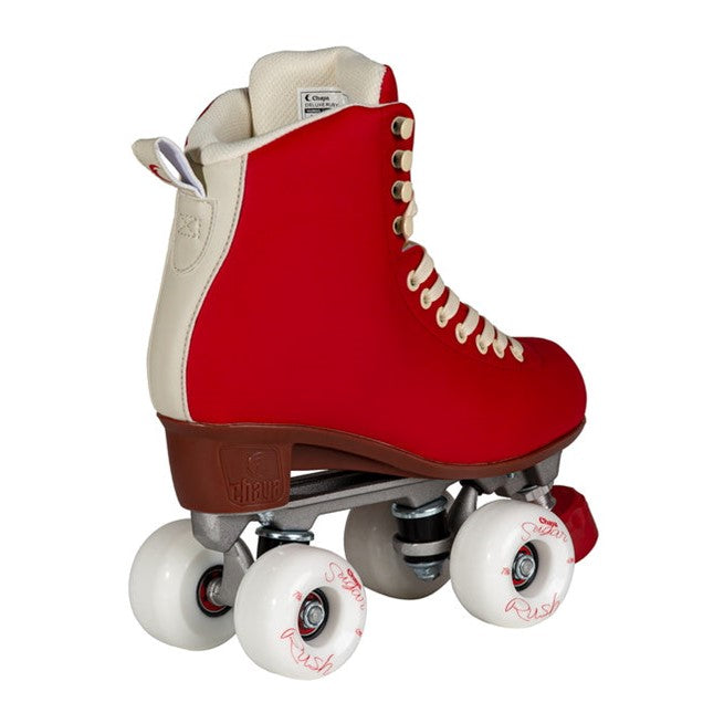 Chaya Melrose Deluxe Ruby Red Roller Skates - Lucky Skates