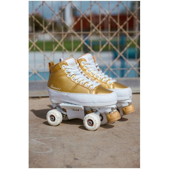 Chaya Park Kismet Barbie Patin Gold Roller Skates