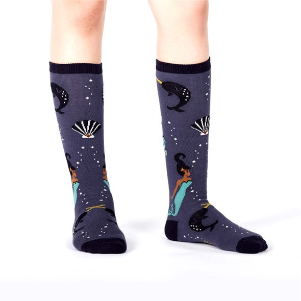 Deep Sea Queen Junior Knee High Socks
