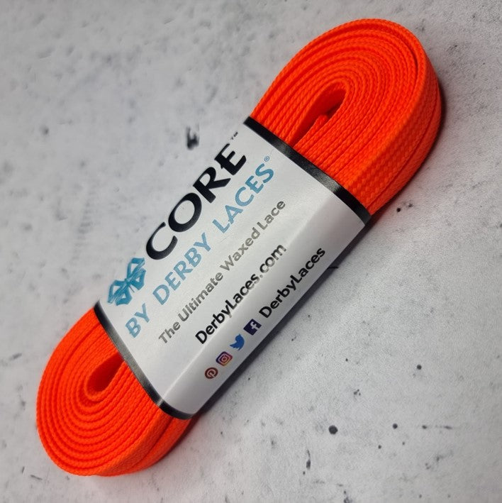 Derby Laces Core Waxed Laces 72" (183cm) - Lucky Skates