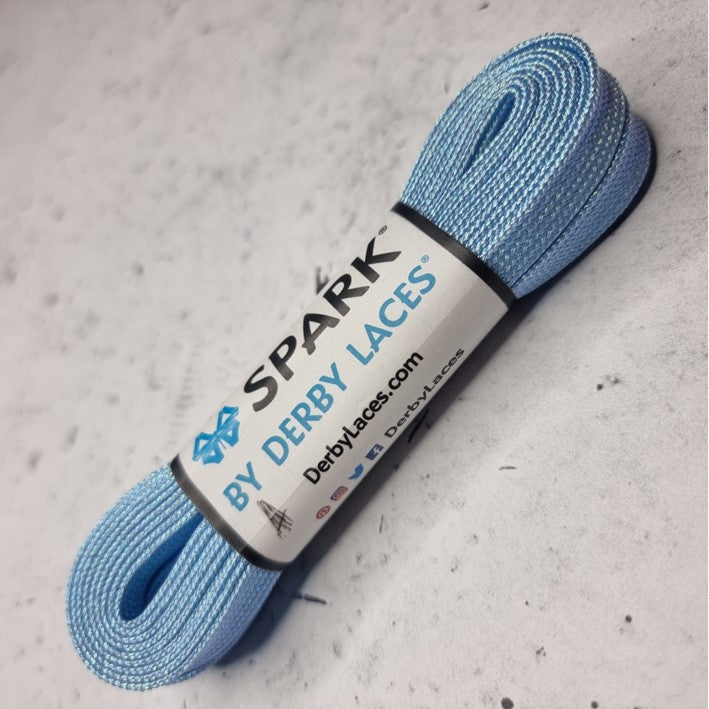 glitter blue shoe laces 