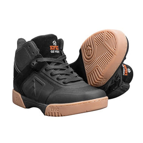 black epic high cut grind skate shoes 