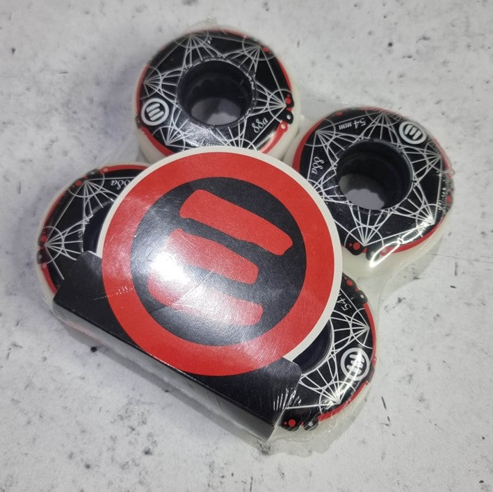 Eulogy Metatron Cube Logo Wheel 54mm 88A - 4 Pack - Lucky Skates