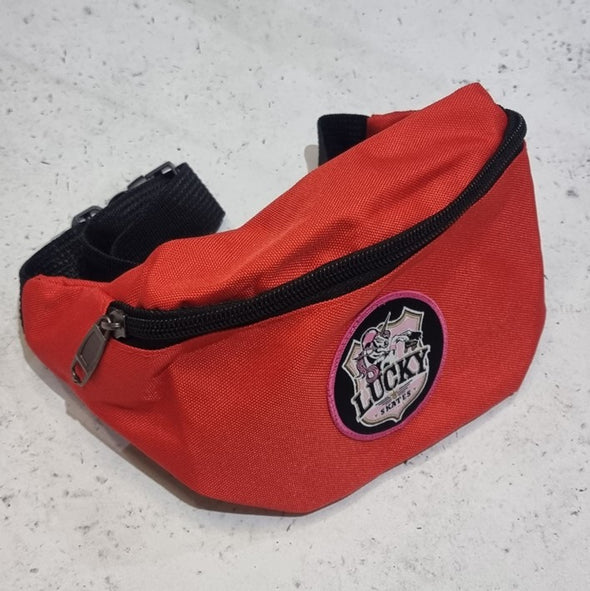 RED LUCKY SKATES FANNY PACK OR BUM BAG 