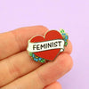 Feminist Heart Pin