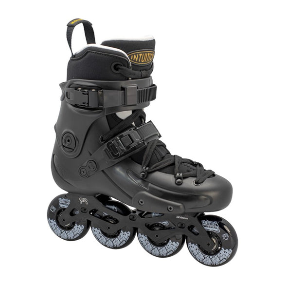black fr 80mm x 4 inline skate with intuition liner 