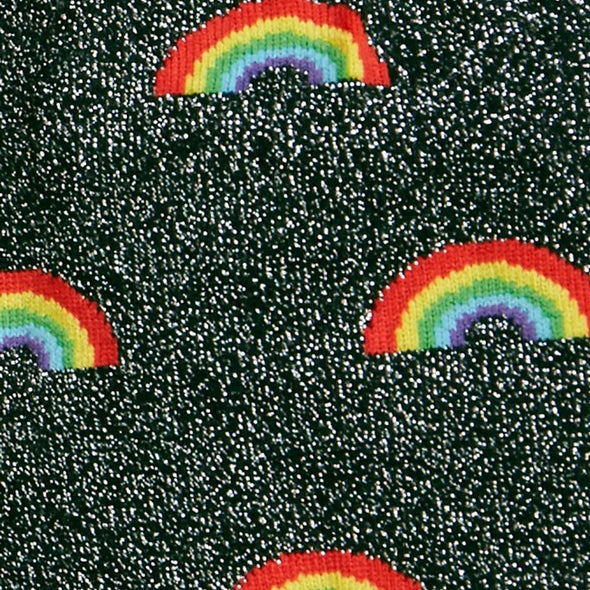 Glitter Over The Rainbow Women's Crew Socks