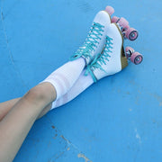 White Impala Roller Skates - Lucky Skates