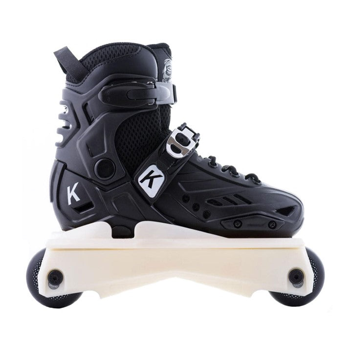 Kids Adjustable Kaltik Black K-Skate Nylon Free V2 Aggressive Inline Skates - Lucky Skates