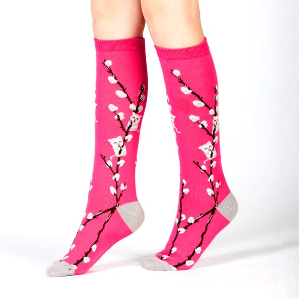 Sock It To Me Kitty Willow Junior Knee High Socks - Lucky Skates