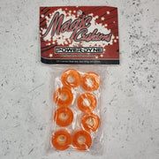 orange medium skate cushions universal barrels 