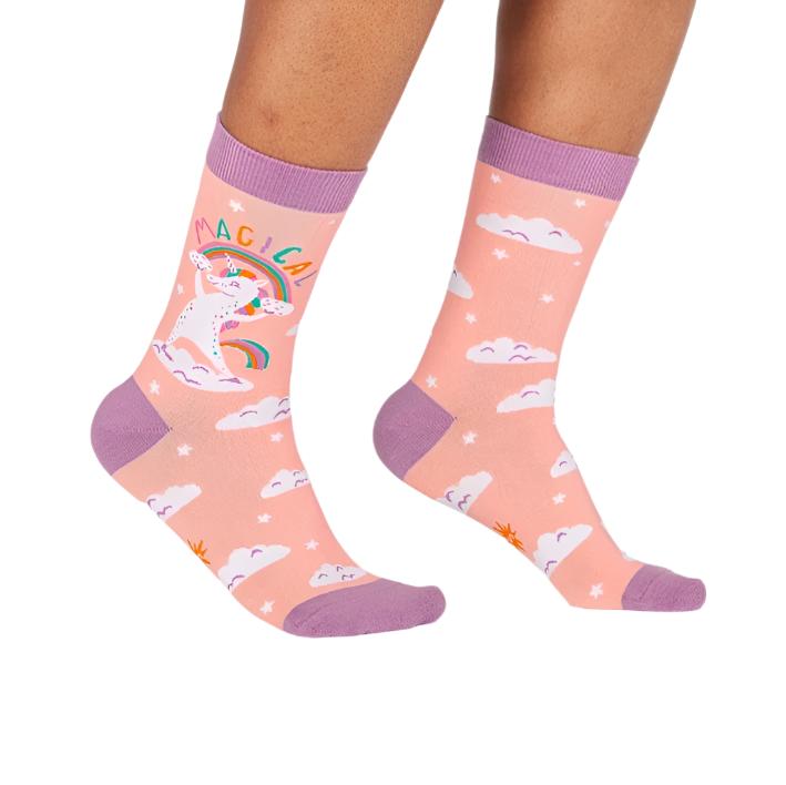 Sock It To Me Magical Unicorn Women's Crew Socks - Lucky Skates