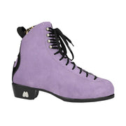 moxi skate jack 2 artistic leather suede boot lilac black laces