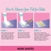 moxi jack roller skate size chart lucky skates