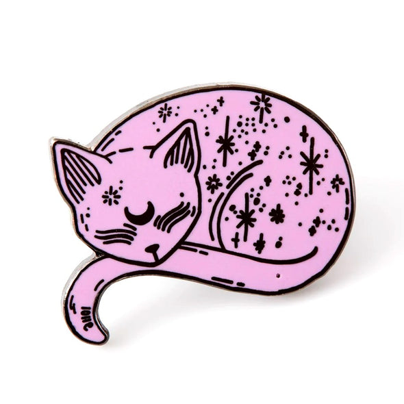 Pink Magic Cat Pin