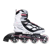 womens fitness recreational inline rollerblades white pink  