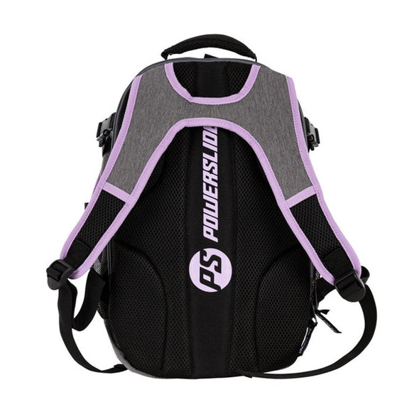 purple inline skate backpack powerslide 