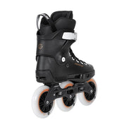 black orange inline 110mm tri skates