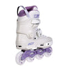 white purple 80mm x 4 inline skates 